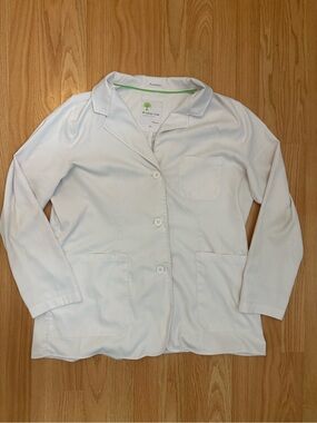 Womens Healing Hands White Lab Coat